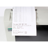 Terumo CVS CDI-500 Gas Parameter Monitor System w/ Probes, Printer