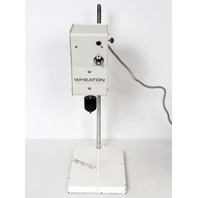 DWK Wheaton 903475 Overheard Lab Stirrer Mixer PRISTINE + 23" Stand, WARRANTY