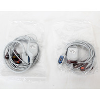 Zoll V-Lead ECG EKG AAMI Propaq MD 6-Wire Cable, Ref. 8300-0804-01
