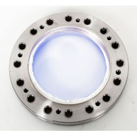 MDC Stainless UHV High Vacuum 6" OD Angled Glass Viewport Conflat Flange - DN100