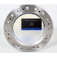 MDC Stainless UHV High Vacuum 6" OD Angled Glass Viewport Conflat Flange - DN100