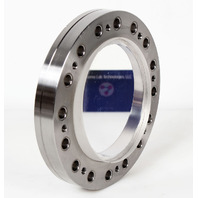 MDC Stainless UHV High Vacuum 6" OD Angled Glass Viewport Conflat Flange - DN100