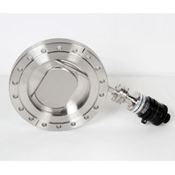 MDC UHV Vacuum 6.75" OD Conflat Manual Viewport Shutter Flange - VPS-675