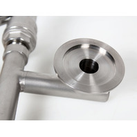 MDC Stainless HV High Vacuum Tee/Manifold w/ Valve KF NW40 NW16 MDC Stainless HV High Vacuum Tee/Manifold w/ Valve KF NW40 NW16