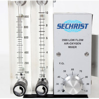 Sechrist Low-Flow Air-Oxygen Mixer 3500 pO2/pCO2 Control Unit, 3500CP-G Sechrist Low-Flow Air-Oxygen Mixer 3500 pO2/pCO2 Control Unit, 3500CP-G