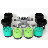 Beckman GH-3.8A Swing Bucket ARIES Centrifuge Rotor w/ 4x Buckets + Adapters