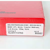 MSI Magna-Lift Nylon Transfer Membrane 0.45um x 137mm NL4HY13750, NEW 50 Pk
