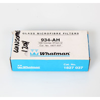 Whatman 934-AH Glass Microfibre Filters 37mm/3.7cm, 1827-037 -NEW 100 Pk-
