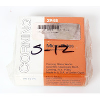 Corning Glass 75mm x 25mm Micro Slides w/ Frosted End, 2948 -NEW 60 Pk-