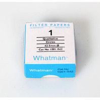 Whatman Grade 1 Qualitative Filter Paper Circles 42.5 mm, 1001-42 - New 100 Pk