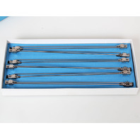 -Lot of 12- New Popper Luer Hub SS Pipetting Needles, 18G x 6" Blunt End - 7937