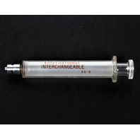 International K6-D 10cc Glass Interchange Syringe w/ Luer Lock Tip
