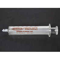 Popper Perfektum 30cc Micro-Mate Glass Interchangeable Syringe w/ Luer Lock Tip