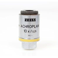 Zeiss Achroplan 10x/0.25 Microscope Objective Lens &infin;/- RMS, 440030