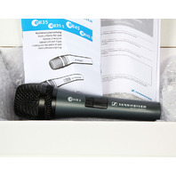NEW Sennheiser e835S Dynamic Cardioid Live Performance Vocal Microphone