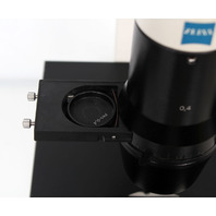 Zeiss Axiovert 25 Inverted Phase Contrast Microscope Body + Ph Slider, Filters