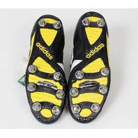 RARE 10 Vintage Adidas CAVALIER MID Weatherproof Leather Rugby Boots 033542