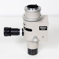 Nikon PFX Microscope Shutter Attachment w/ Camera Adapter + Eyepiece