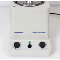 Eppendorf 5415C Micro Centrifuge w/ F45-18-11 Rotor and Lid -Tested w/ Warranty-
