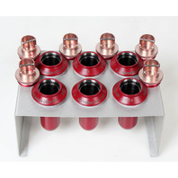 Beckman SW-28 Centrifuge Rotor - 6 x 117.3g Adapters Only + Stand w/ Warranty