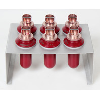 Beckman SW-28 Centrifuge Rotor - 6 x 117.3g Adapters Only + Stand w/ Warranty