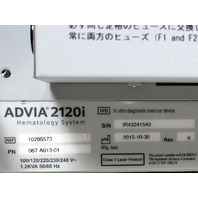 Siemens Advia 2120i Hematology Analyzer w/ Computer System + Extras, No Software