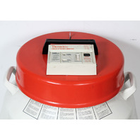 Thermolyne Locator 4 LN2 Cryogenic 110L Liquid Nitrogen Dewar w/ Racks, Monitor