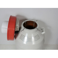 Thermolyne Locator 4 LN2 Cryogenic 110L Liquid Nitrogen Dewar w/ Racks, Monitor