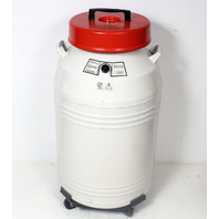 Thermolyne Locator 8-Plus LN2 Cryogenic Nitrogen Storage Dewar + Racks & Boxes