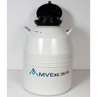 MVE Chart XC-35/12 Cryogenic Sample Tank LN2 Dewar + Canisters - 90 Days Storage