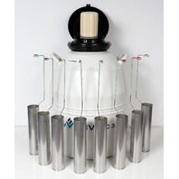 MVE Chart XC-35/12 Cryogenic Sample Tank LN2 Dewar + Canisters - 90 Days Storage