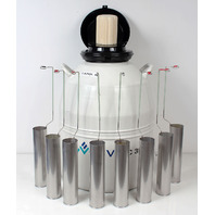 MVE Chart XC-35/12 Cryogenic Sample Tank LN2 Dewar + Canisters - 90 Days Storage