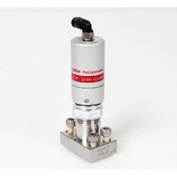 Fujikin 053801 Pneumatic Diaphragm Valve O.P 0.39~0.59MPa, N.C 316L-P -Warranty-