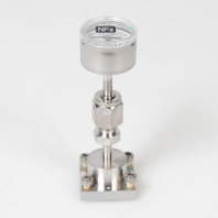 Fujikin 316L-P GW UHP Gas Compound Pressure Gauge -0.1 to 0.4 MPa -Warranty-