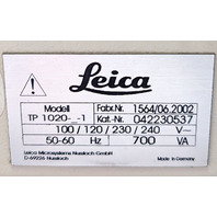 Leica TP1020 Tissue Processor Main CPU Control Board BGR: 0422 30869 + Warranty