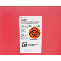 Covidien SharpSafety In-Room Safety Sharps Container 3-Gal, 85221R -CASE OF 10-