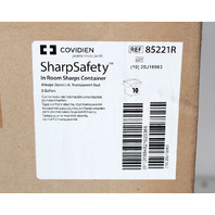 Covidien SharpSafety In-Room Safety Sharps Container 3-Gal, 85221R -CASE OF 10-