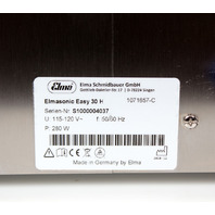 Elma Schmidbauer Elmasonic E30H Easy-30-H Ultrasonic Bath Cleaner, Pristine!