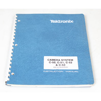 Tektronix Instruction Manual for C-50, C-51, C-52, C-53 Camera System & Accs