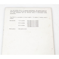 Tektronix Instruction Manual for P6131 10X Passive Probe