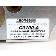 Labnet Z100-A Clinical Centrifuge 4000 rpm, 6-Position Tube Rotor w/ Warranty