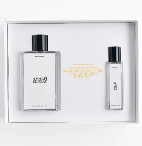め*様 Zara ANALFI SUNRAYジョーマローンコラボ 大小２本セット ZARA JO MALONE Amalfi Sunray 1.35oz (40 ml)/2pc Giftset/3.38