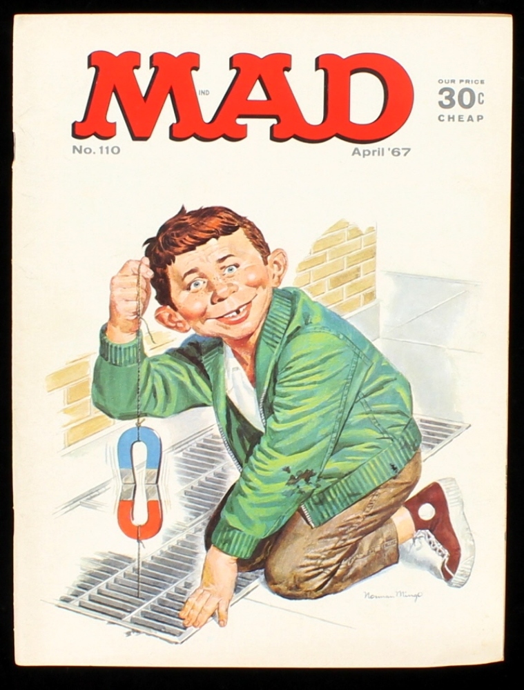 VINTAGE MAD MAGAZINES #38 49 110 112 & 9th ANNUAL EDITION 1958 - 1967 ...