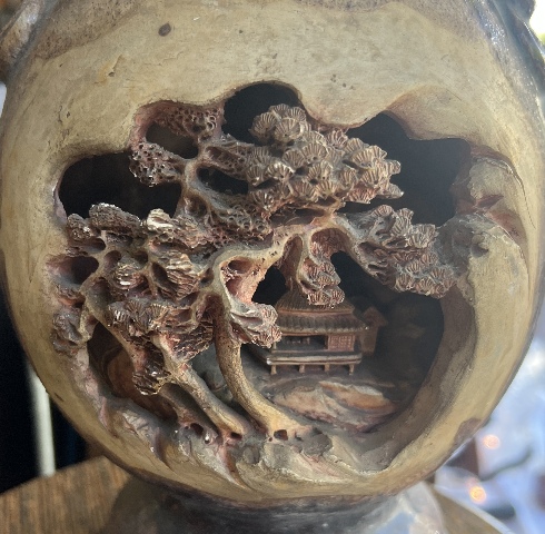 被せ硝子⭐︎アンティーク⭐︎ガレ調 ⭐︎蜻蛉文様 硝子鉢⭐︎水指茶道具、小物入れ 被せ硝子、アンティーク、ガレ調 とんぼ文様 硝子鉢、水指茶道具