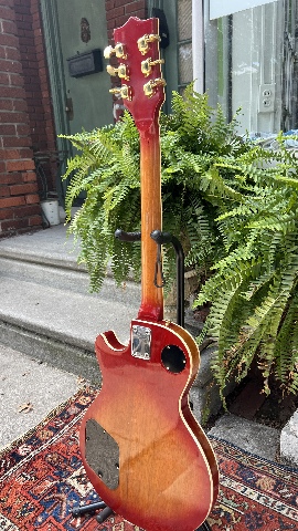 Vtg 1970's Lyle Les Paul Custom Lawsuit Copy Electric Guitar