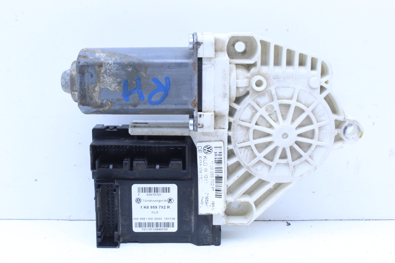 2009-2011 Volkswagen Eos Right Front Window Motor 1Q0959702F OEM