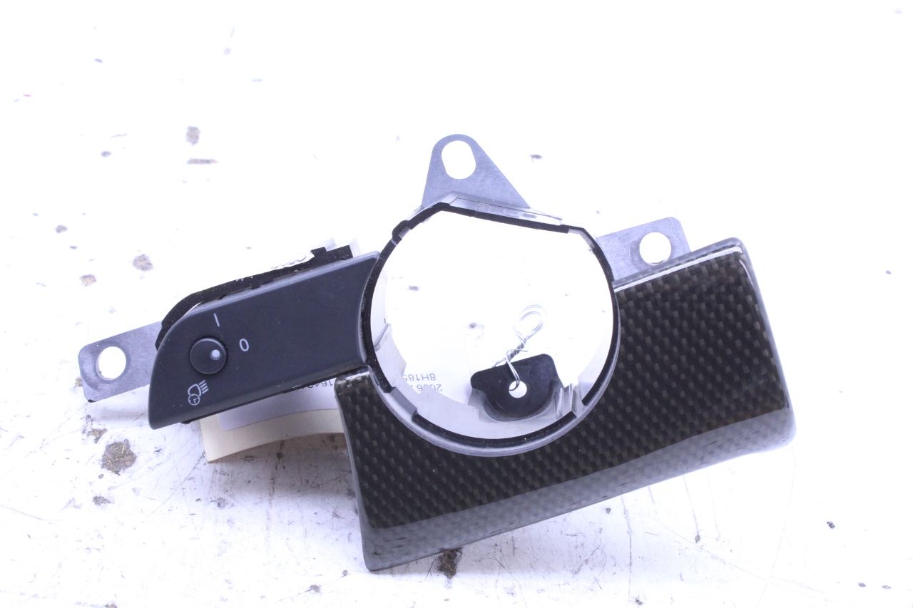 2003-2006 Audi S4 Headlight Switch Knob Bezel Trim Carbon Fiber 8H1853189G OEM