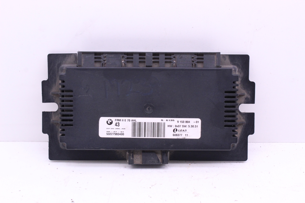 2007 BMW X5 E70 Footwell Light Control Module 61359153804 OEM