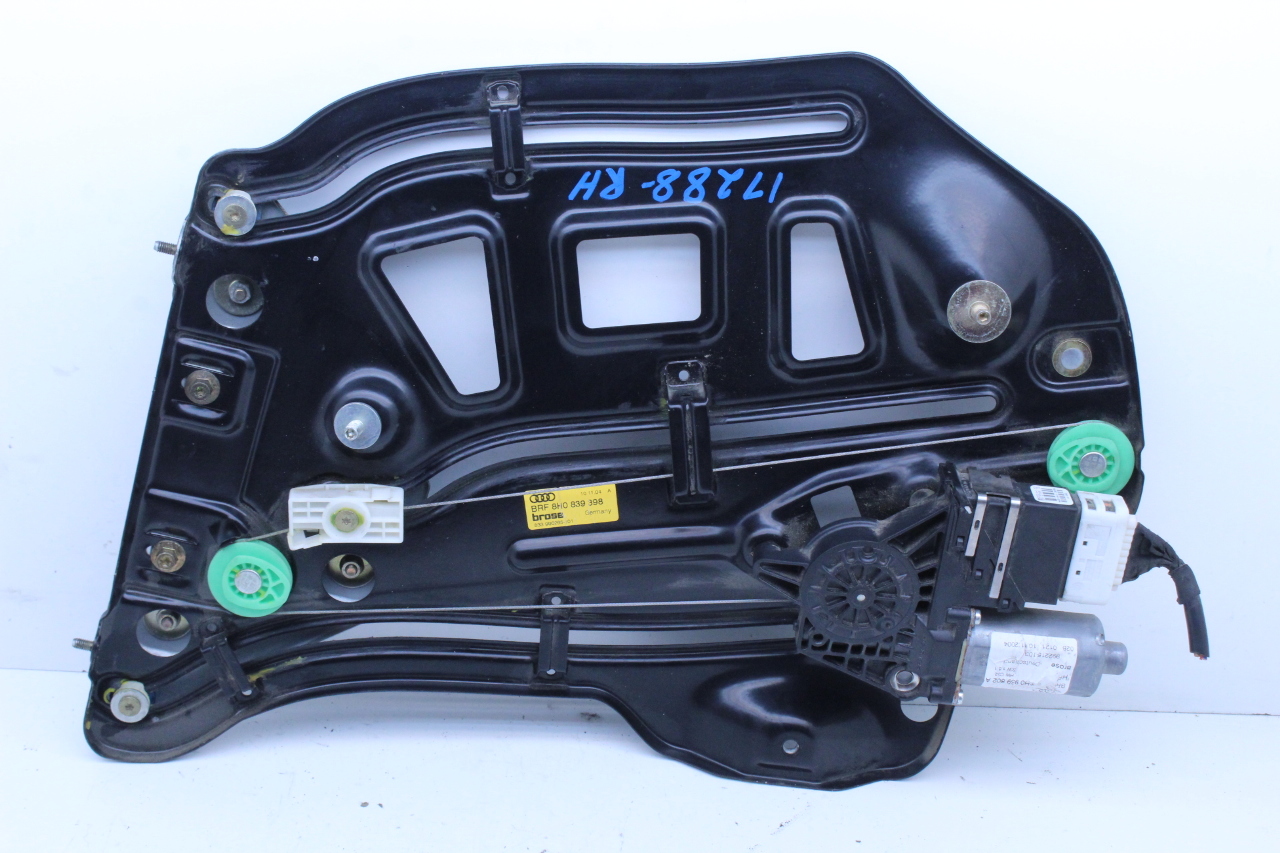 2004-2008 Audi A4 S4 Convertible Right Rear Quarter Window Regulator 8H0039398 OEM 17288-8H0039398-1