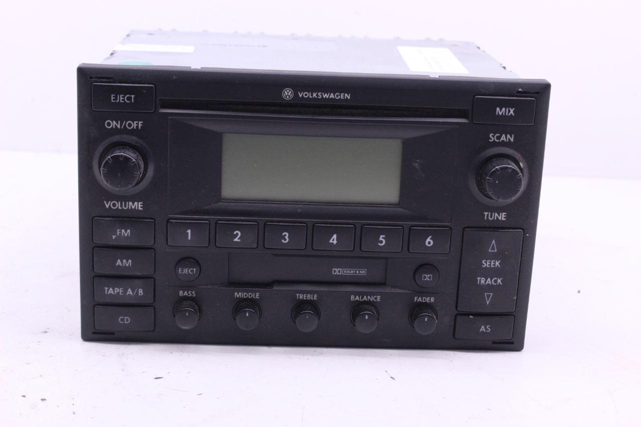 Volkswagen Golf GTI Jetta Passat AM FM Radio Tuner CD Cassette Player 1JM035157D OEM